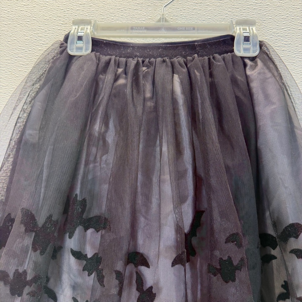 H&M Girls Black Bat Tulle Skirt‎ Halloween US 6X/7 - Picture 4 of 17